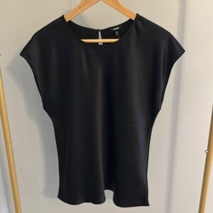 Express Black Satin Women's Top